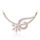 Beautifully Crafted Diamond Necklace & Matching Earrings in 18K Yellow Gold with Certified Diamonds - TM0506P